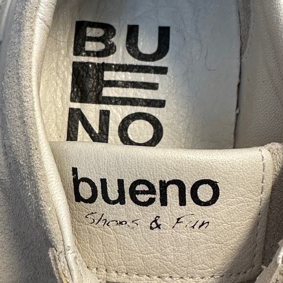 Bueno Talia Suede Chunky Lug Sole Platform Low-Top Sneaker Beige Boho Casual 6.5 - Picture 8 of 10